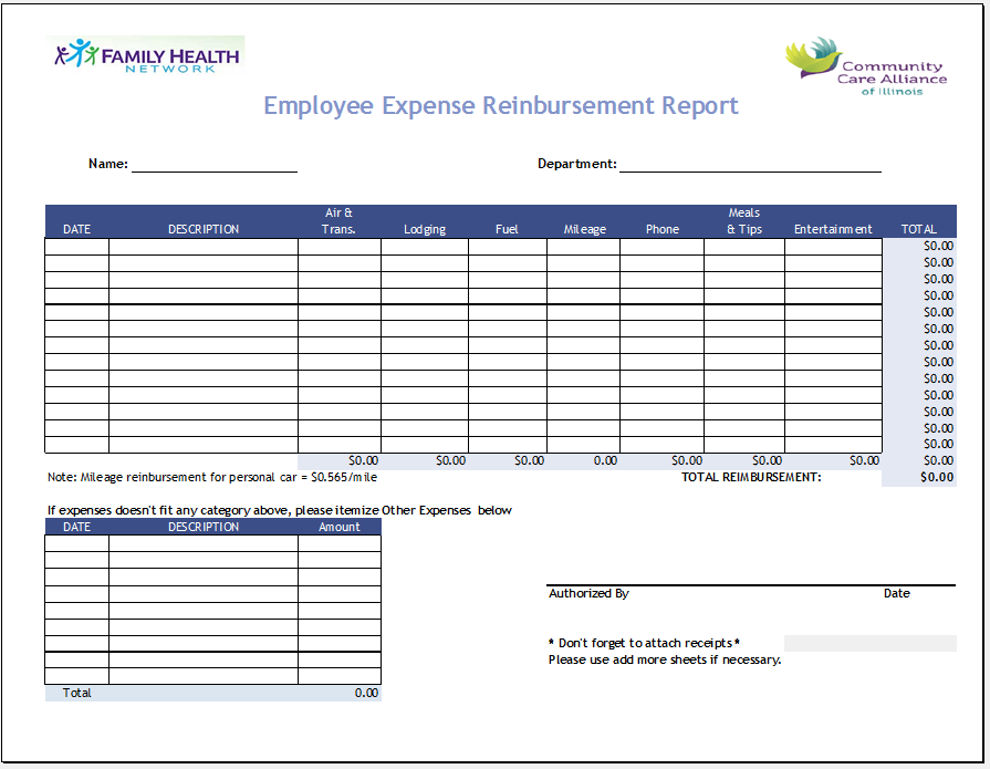 expense report template for mac excel